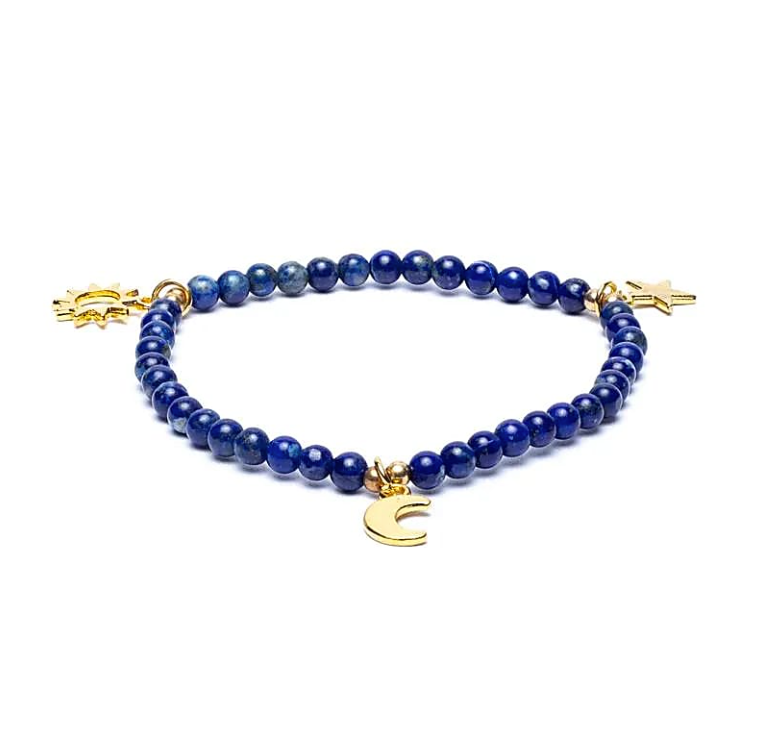 Lapis Lazuli System Solar - Tibetan Universe Bracelet
