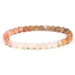 Bracelet en Pierre de Lune – Émotions douces, rêves paisibles et équilibre féminin - Univers Tibet