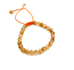 Bracelet Énergie Solaire – Ajustable en Citrine - Univers Tibet