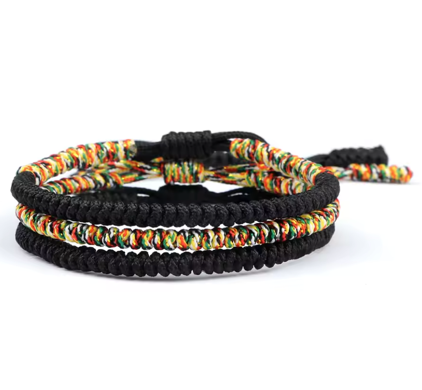 Tibetan Buddhist Friendship Bracelets - Black - Tibetan Universe