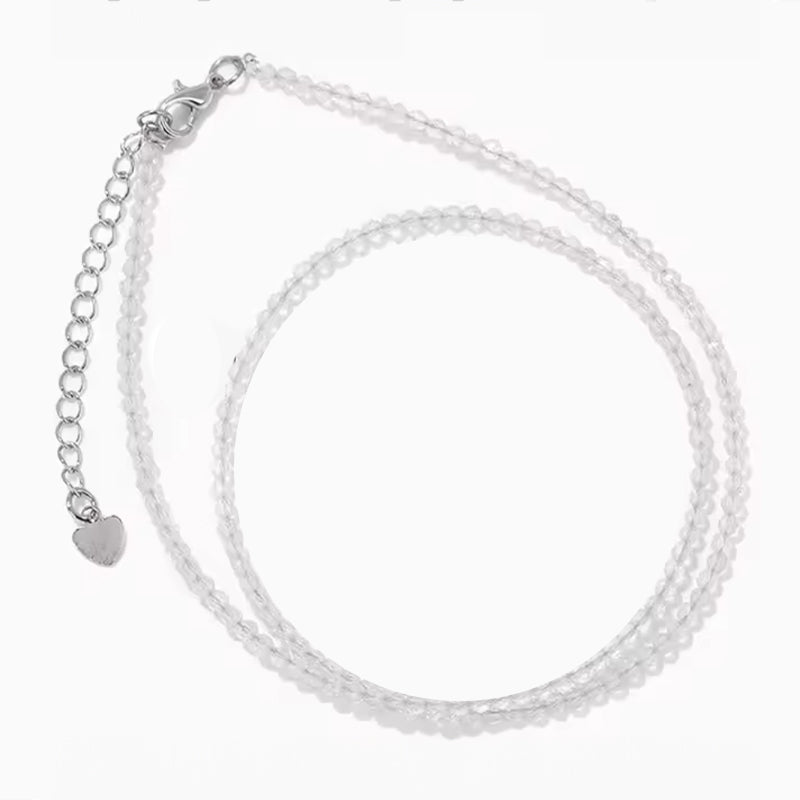 Collier Clarté d’Âme en Cristal de Roche Facetté