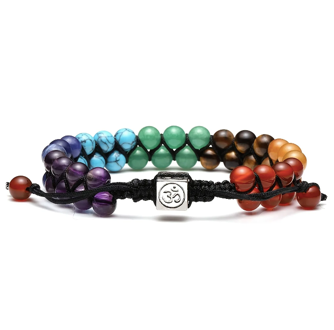 7 Chakras Kristallperlenarmband