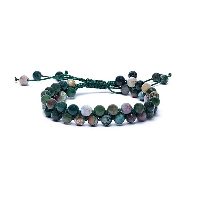 Armband aus Multifarbiger Agathe - Tibetwelt