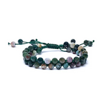 Armband aus Multifarbiger Agathe - Tibetwelt