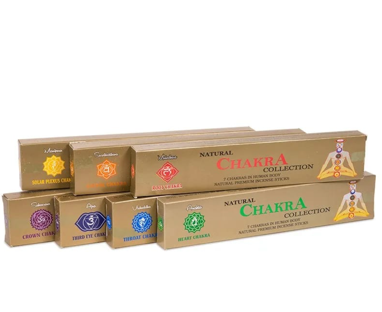 Collection d'Encens 7 Chakras (Lot de 7)