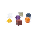 Set de 7 Pierres 7 Chakras Géométrie Sacrée