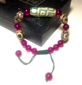 Bracelet Dzi 9 Yeux Porte-Bonheur