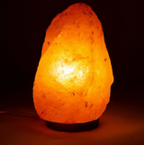 Orangefarbene Salzkristalllampe – 3000–5000 g