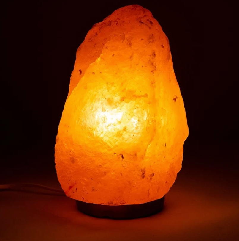 Orangefarbene Salzkristalllampe – 3000–5000 g