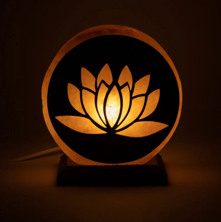 Lampe de Sel Fleur de Lotus - 5000 gr - LED