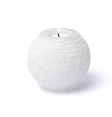 Bougeoir Boule de Neige en Sélénite
