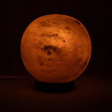 Orange Sphere Salt Lamp - 4000g - LED