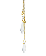 Crystal and Amethyst Diamond Suncatcher