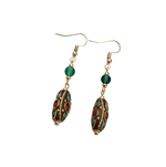 Boucles d'Oreilles Tibétaines Harmonie Sacrée