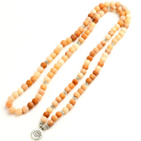 Mala 108 Perles Aventurine Pêche