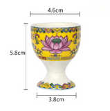 Coupes d'Offrandes Bouddhistes Lotus Sacré - Lot de 3