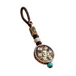 Porte-Clés Tibétain Om Mantra Sacré