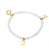Celestial Moonstone Bracelet