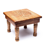 Table d’Appoint Arbre de vie en Bois d’Acacia