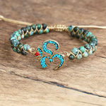 Joy &amp; Love Bracelet - Faceted Strawberry Quartz 