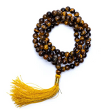 Mala 108 Perles en Oeil de Tigre – Protection et Puissance