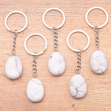 Rose Quartz Pendulum Keychain