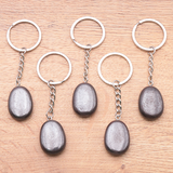 Rosenquarz Pendel Schlüsselanhänger