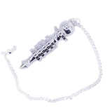 Black Agate Om Pendulum