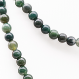 Collier Forêt Intérieure – Agate Mousse