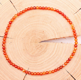 Collier Flamme Vitale – Cornaline - univers tibet