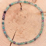 Collier Harmonie Cristalline – Fluorine Multicolore