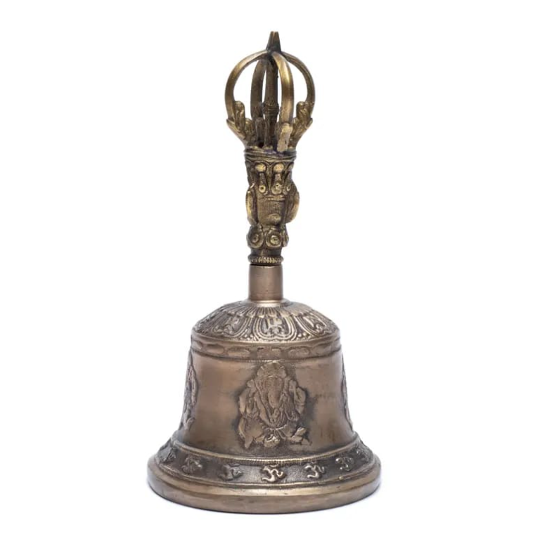 Cloche Tibétaine & Dorje Ganesh OM – Harmonie & Éveil Spirituel - L - univers tibet