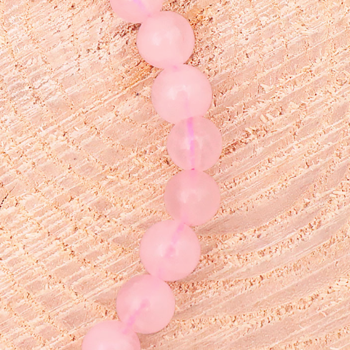 Bracelet Anahata en Quartz Rose du Brésil