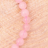 Bracelet Anahata en Quartz Rose du Brésil