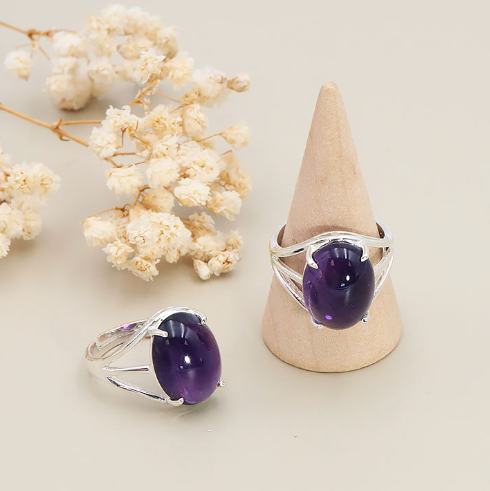 Anillo Vela de Claridad Aguamarina y Plata 925 – Calma y Expresión