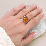 Anillo Vela de Claridad Aguamarina y Plata 925 – Calma y Expresión