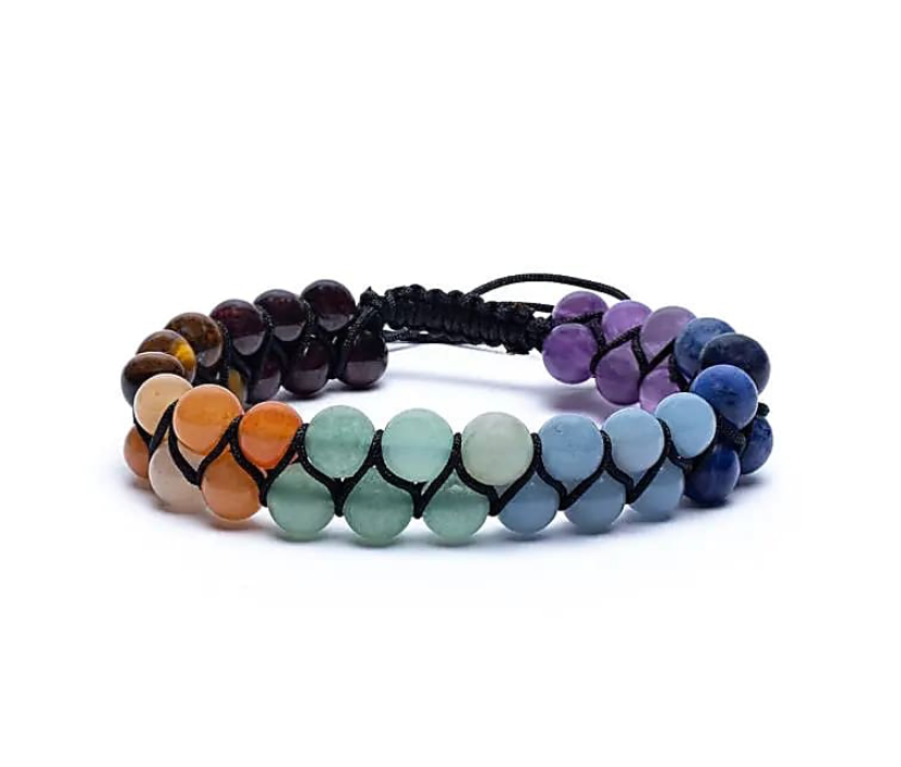 7 Chakras Crystal Beads Bracelet