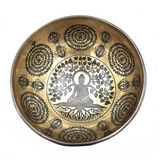 Bol Chantant Tibétain Bouddha Arbre Bodhi 16 cm