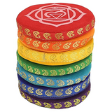 Conjunto de cojines para meditación con 7 chakras - Mundo Tibet