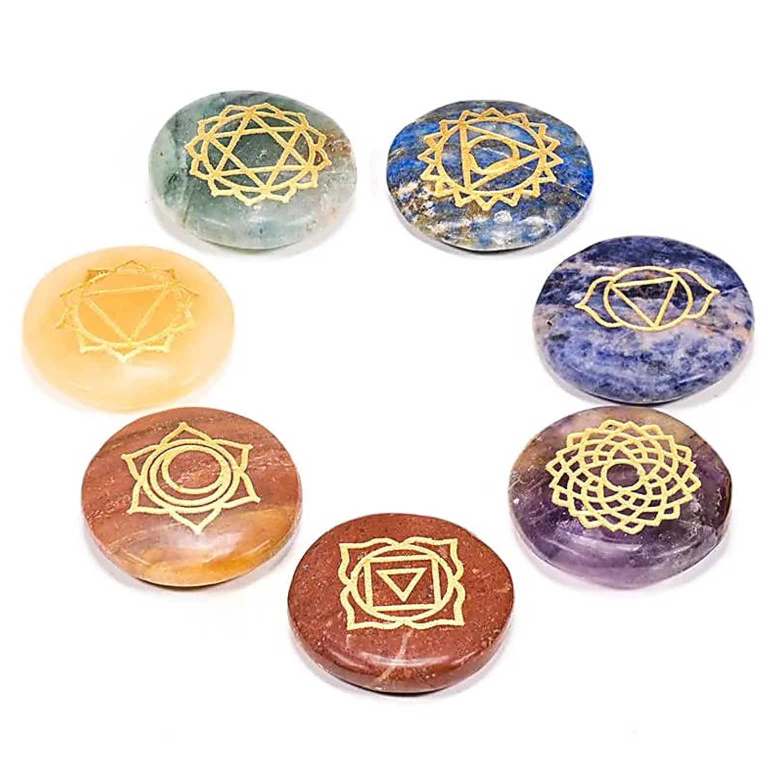 Set semi-precious stones - Tibetan Universe