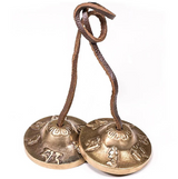 Tibetan meditation cymbals Om Mani Padme Hum - Universe Tibet