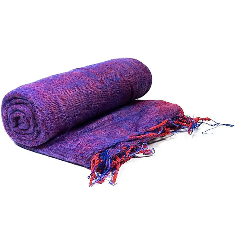 Lila Meditationsschal