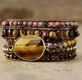 Bracelet Wrap - Oeil-de-Tigre