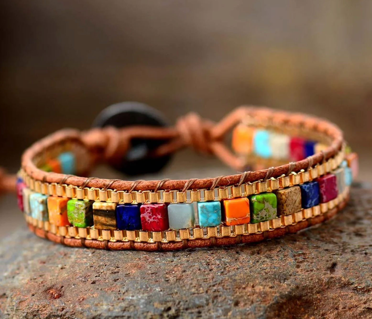 Armband 7 Chakren Boho-Stil - Tibetwelt