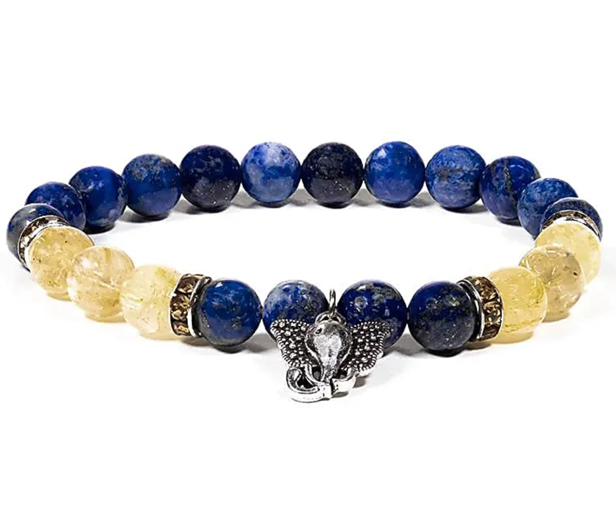 Tibetan Bracelet - Lapis lazuli - Quartz Rutile - Tibet