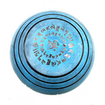 Bol Chantant Tibétain Mantra Bleu Cinq Bouddhas