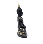 Statue Bouddha Noir en Méditation