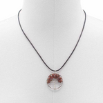 Pendentif Arbre de Vie Jaspe Rouge