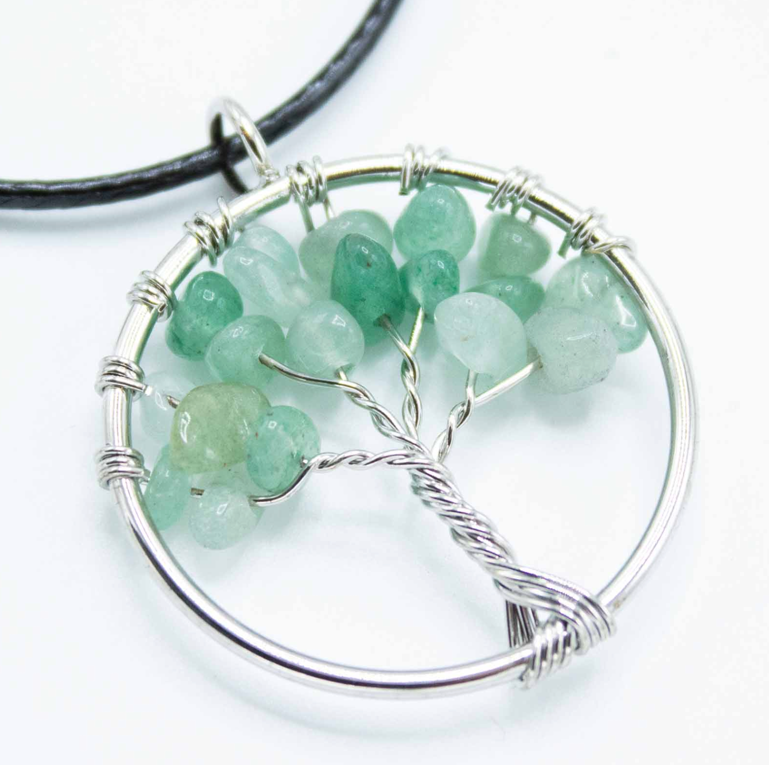 Pendentif Arbre de Vie Jade