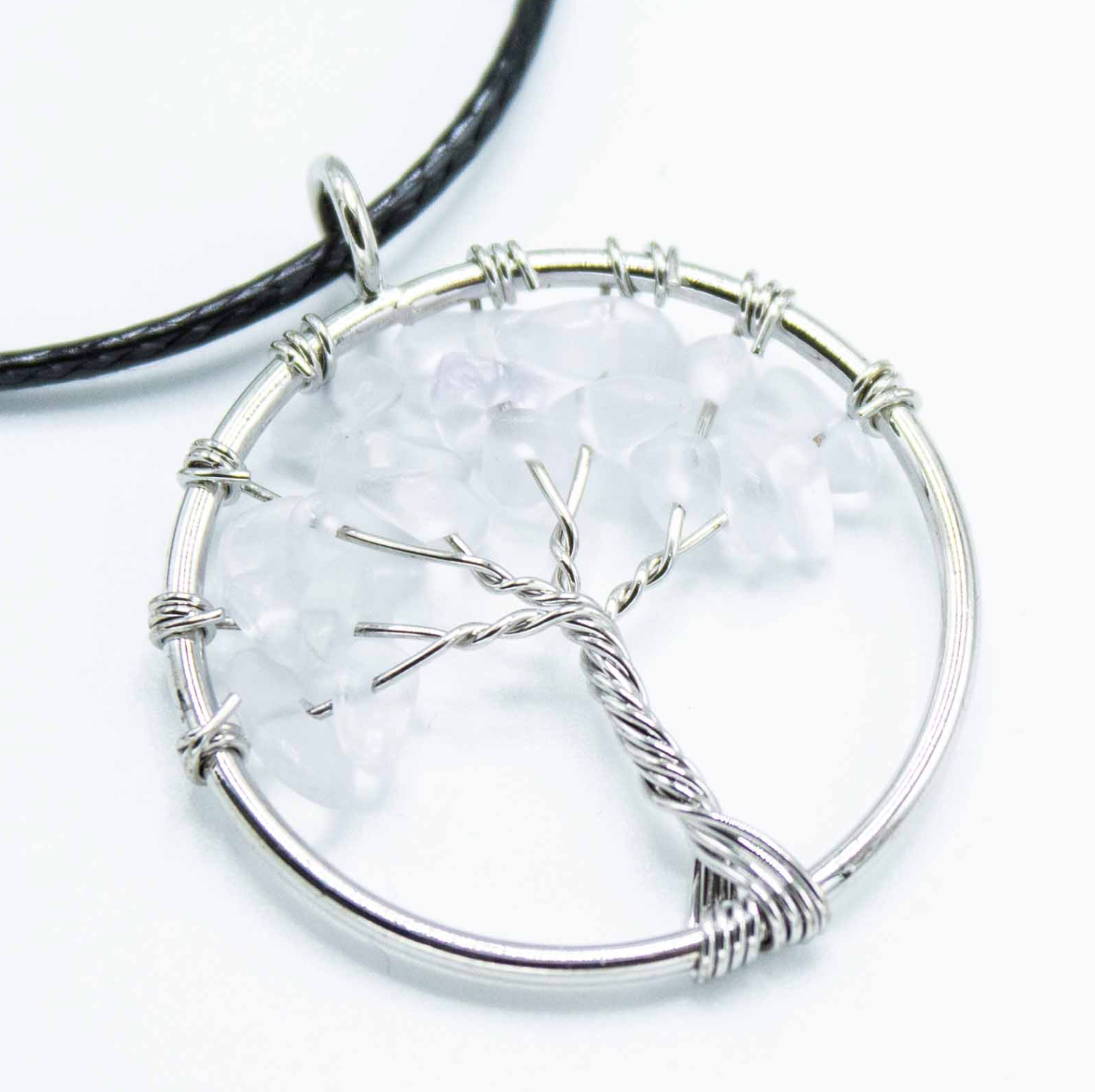 Pendentif Arbre de Vie Cristal de Roche
